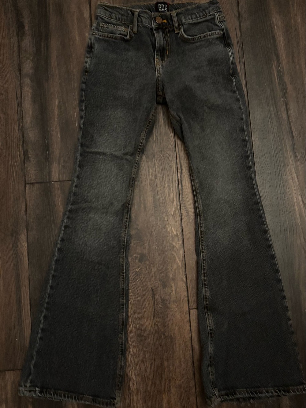 BDG Black Low Rise Flare Jeans
